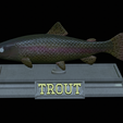 Trout-money-2.png fish sculpture of a trout with storage space for 3d printing