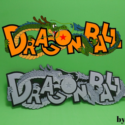 Capture d’écran 2017-07-18 à 14.36.35.png Fichier STL gratuit Logo Dragon Ball 3D・Design à télécharger et à imprimer en 3D