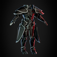 BlackKnightArmorFrontSideRight.png Fire Emblem Black Knight Armor for Cosplay