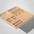 Modular-Kitchen-Drawer-Organizer-2.png Modular Drawer Organizer STL File — 3D Printable Customizable Drawer Insert | Desk & Kitchen Storage