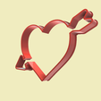 corazon flecha 02.png Valentine's day cookie cutters (cortadores de galletas día del amor)