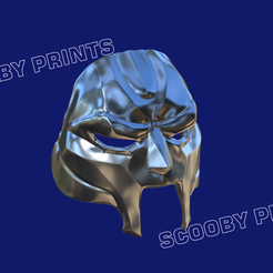 Mask-4.png Archivo STL Weeknd Mask (Tributo a MF Doom)・Modelo de impresora 3D para descargar