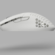 ZS-F1-Holes-White-5.png ZS-F1 3D Printed Ultra light Small for Logitech G305 based on Finalmouse Small Shape