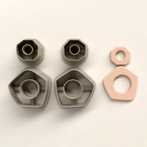 Polymer Clay Cutter STL 3D Printable | Digital File - Geo EC 09