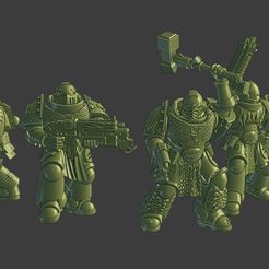 1.jpg Datei 3D Salamander Space Troopers 5 mit Unteroffizier・Design für 3D-Drucker zum herunterladen