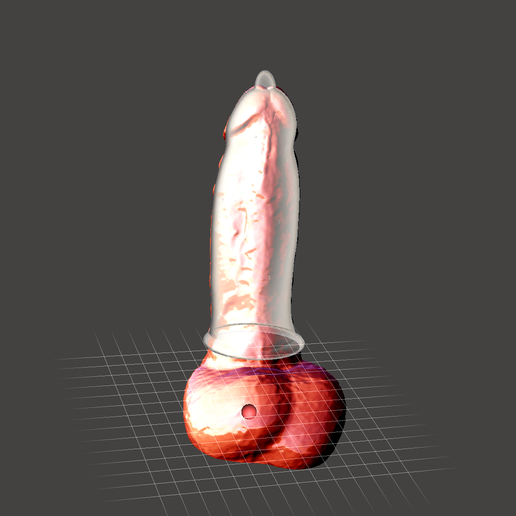 Kondom Dildo 🍆💦・ OBJ Datei für 3D-Druck・Cults
