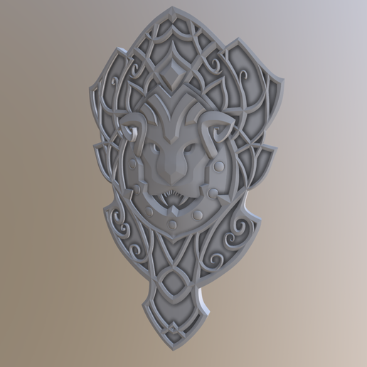 Fantasy shield 3D model