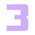 3.stl TRANSFORMERS Letters and Numbers | Logo