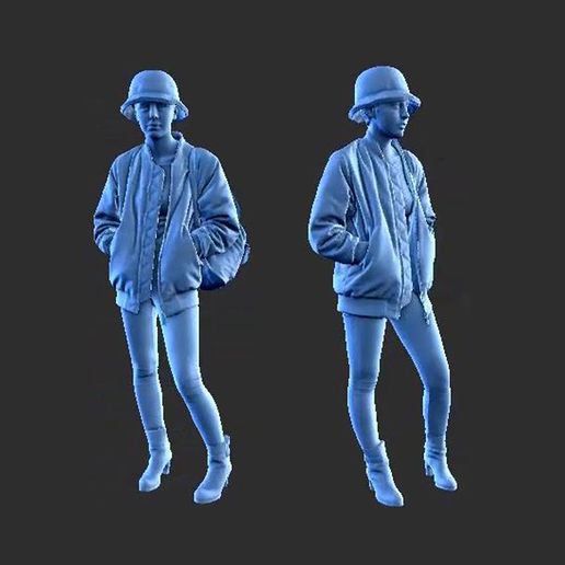CHARACTER FIGURE GIRL F12 3D model