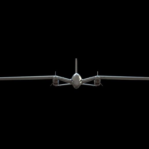 TURKISH Akinci Drone Tiha 3D model
