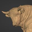 I14.jpg Polygonal Bull Statue