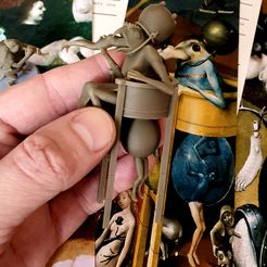 3.jpg Fichier STL Oiseau diable de l'art de Hieronymus Bosch・Plan pour imprimante 3D à télécharger