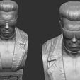 1112222.jpg Arnold T-800 bust with glasses for 3d print stl .2 options