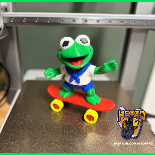 Happy Meal '87 Muppet Babies - Kermit - 3D model önizlemesi