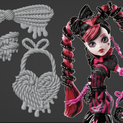 image-3.png STL file Sweet Screams Draculaura Accessories Replacements・3D printable model to download