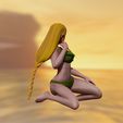 wip14.jpg princess zelda - swimsuit - hyrule warriors 3d print figurine 3D print model