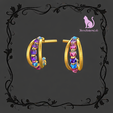 Crystal-Hoop-Earrings-Compatible-with-Monster-High-1.png Crystal Hoop Earrings Compatible with Monster High
