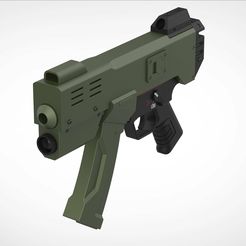 1.214.jpg Modèle d'impression 3d modifié du H&K MP5K du film Doom