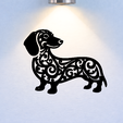 dackel.png Dachshund mural
