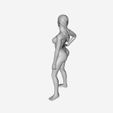 12.jpg Elf Statue Low-poly 3D model