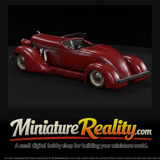 Retro Hot Rod Roadster