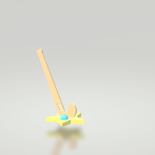 field hockey trophy 3D model