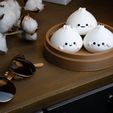 DSCF2752.jpg 3D file Kawaii Dim Sums in a Cute Basket・3D printer model to download
