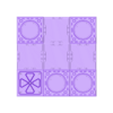 3x3 - Tile 04.stl Baldosas modulares Scifi