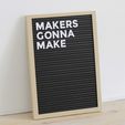 letterboard_thingiverse.jpg Letter Board - Fully 3D Printed