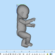 BABY (6).png little baby 3D print model
