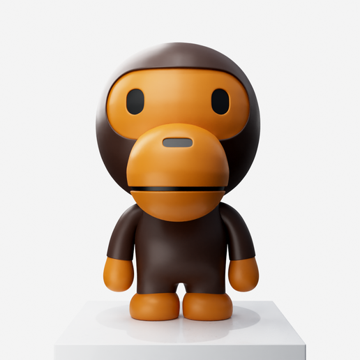 👶 BAPE BABY MILO・ STL File for 3D printing・Cults
