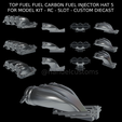 Proyecto-nuevo-2023-07-03T111315.918.png TOP FUEL FUEL CARBON FUEL FUEL INJECTOR HAT 5 FOR MODEL KIT - RC - SLOT - CUSTOM DIECAST