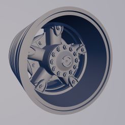 задннее-колесо1.jpg Download STL file Kamaz rear discless wheel (TAMIYA TRACK) • 3D printing template, Aliso4ka