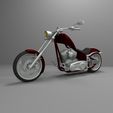 9.jpg Big Dog K9 Chopper Motorcycle 3D Model For Print