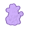 3 (87).stl Halloween Western Ghosts Cookie Cutter Set