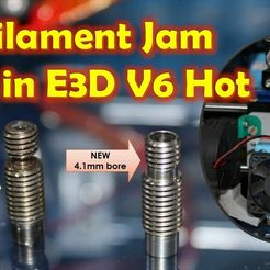 DIY_R-Ulticube_3D_printer.jpg Free 3D file Fix filament Jam issue with E3D V6 by changing full metal 1.75 mm throat to 4.1 mm bore throat・3D printing model to download