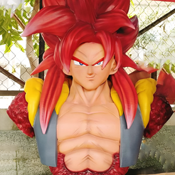1.png 3D file Goku SJ4 Bust - dragon ball - 3d model - 3d print・3D printable model to download