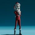0021.jpg Christmas Jack Skellington Low Poly