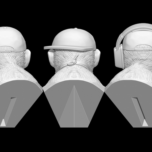 z1.png Fichier 3D 3 Wise Monkeys・Objet pour imprimante 3D à télécharger, BODY3D