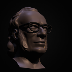 sketchfab_snapshot_square.png STL-Datei Bust of Isaac Asimov kostenlos・3D-Druckvorlage zum Herunterladen