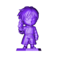 Otaku Studio Chibi Roy Mustang With Base - New Version.stl Chibi Roy Mustang - FullMetal Alchemist FAN ART 3D Model