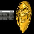 33.jpg Grim Reaper Skull Pendant