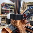 Ender 3, 3 V2, 3 pro, 3 max, двойной 40-мм осевой вентилятор hot end duct / fang. CR-10, прямой привод Micro Swiss и совместимость с боуденом. Для печати не требуется поддержка