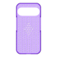 Slim_Low_CamEmboss_DIAMPATT_Google-pixel_9_pro_case.stl Hartschalenetui mit Muster für Google Pixel 9 & 9 Pro