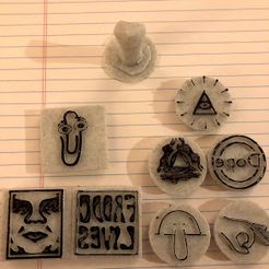 IMG_0144.jpg STL-Datei Stamps kostenlos・Objekt zum Herunterladen und Drucken in 3D