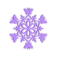 SF2_blank.stl Snowflake decorations
