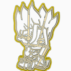 FHTHEJJRD.png STL file ZENKU - COOKIE CUTTER - DR STONE / DOCTOR STONE・3D printable model to download