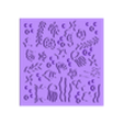fondo de mar v6.stl STAMP COOKIE морская жизнь ТЕКСТУРА