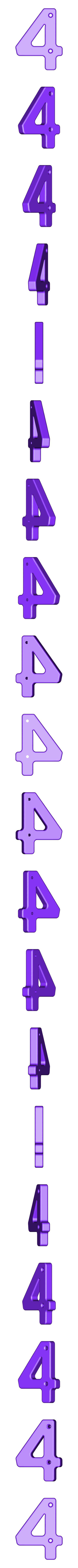 4.stl House Numbers