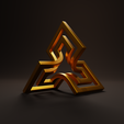 untitled.png STL file Abstract geometric sculpture statue・3D print design to download